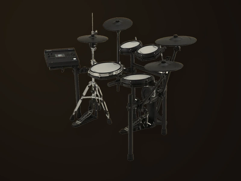La batterie électronique Roland TD316 (V-Drums), avec ses pads, cymbales et module de sons